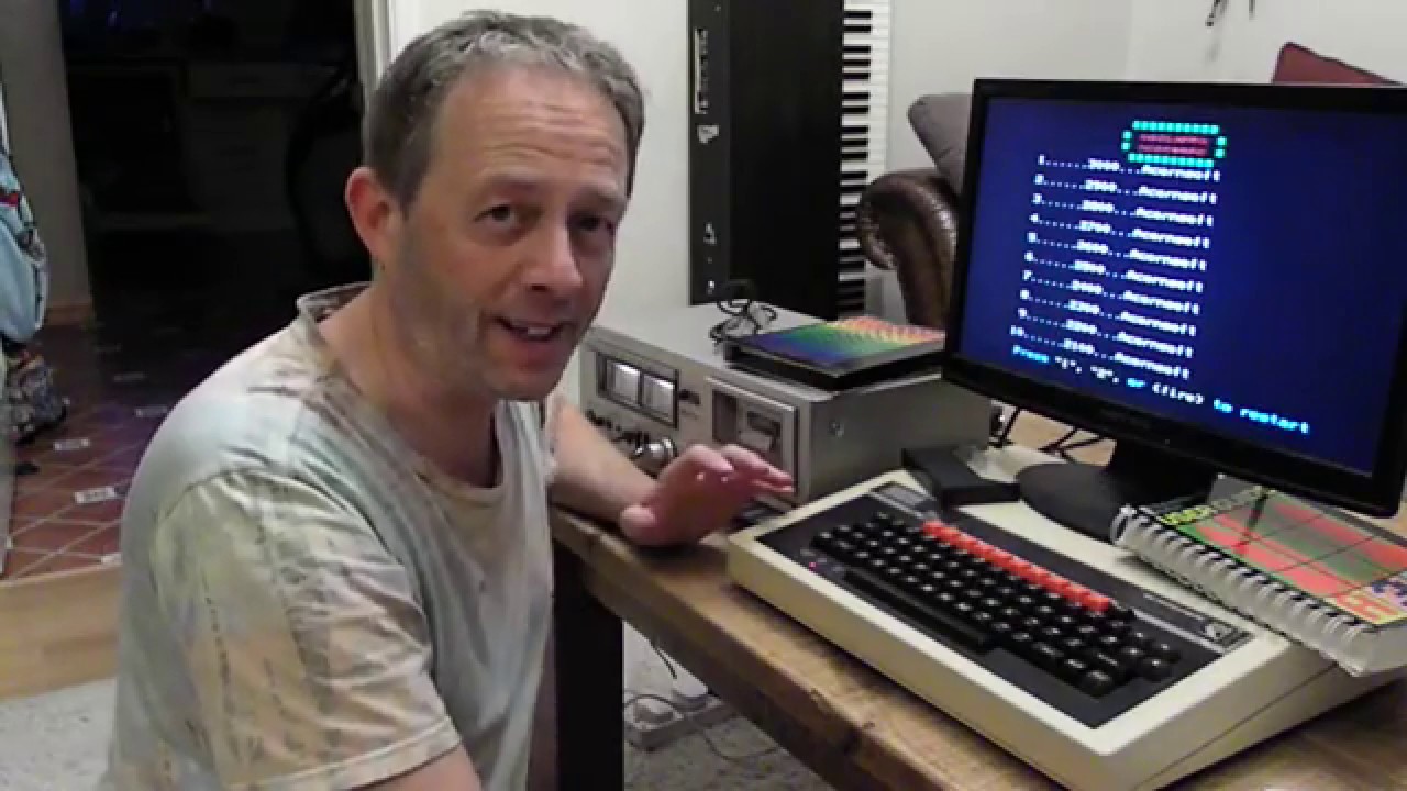 Unboxing a BBC Microcomputer and loading the Welcome cassette