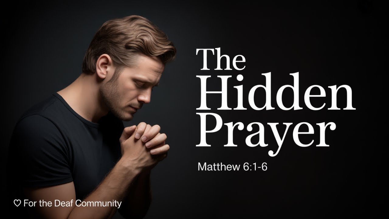 Скрытая молитва | Матфея 6:1-6 ✝️ Для глухонемых