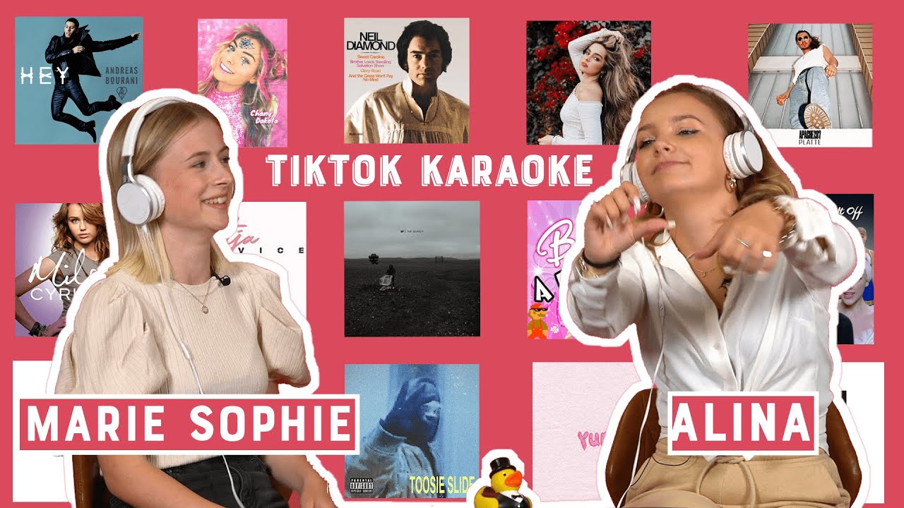 AlinaMour und Marie Sophie erraten TIKTOK SONGS