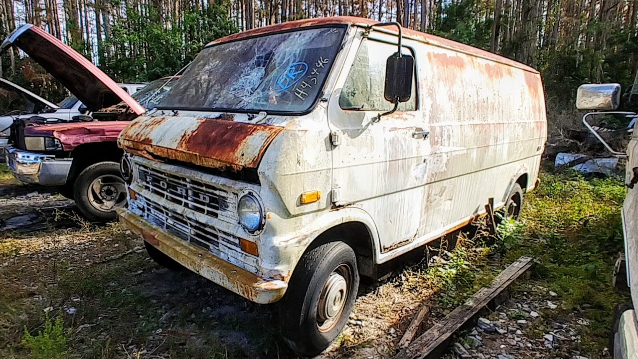 1972 Ford Econoline Van Junkyard Find