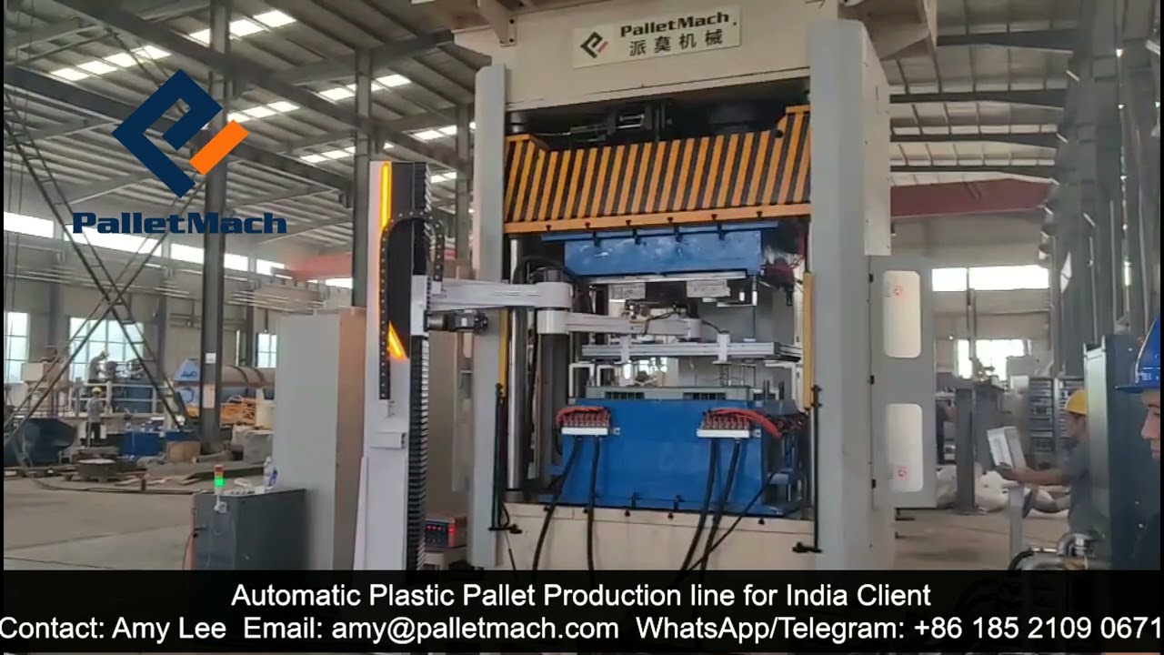 Automatic Plastic Pallet Production Line /How to Recycle Waste Plastic HDPE PP to Make Pallet?