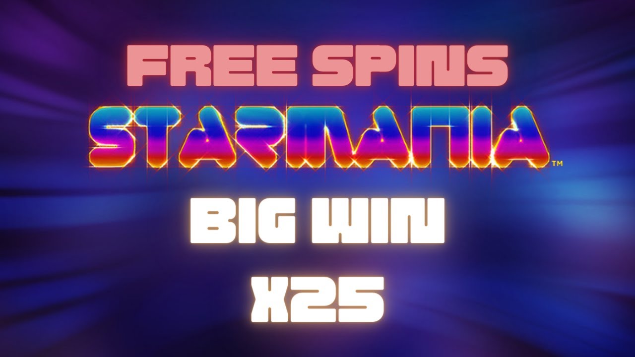Big Win on Starmania video slot free spins bonus round