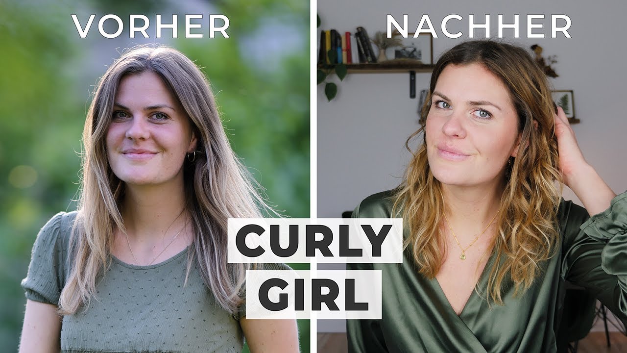 Ich teste die CURLY GIRL METHODE mit Drogerie Produkten + Anleitung von @Plunderstückchen