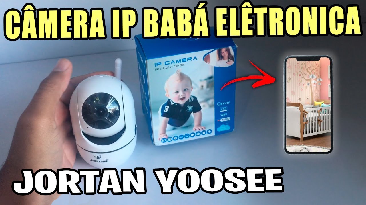 CONFIGURANDO Câmera IP WIFI JORTAN PASSO A PASSO (Babá Eletrônica)  Yoosee