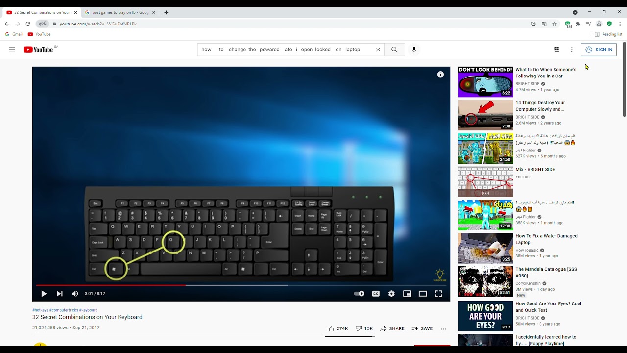 32 Secret Combinations on Your Keyboard   YouTube   Avast Secure Browser 2021 10 19 21 56 43