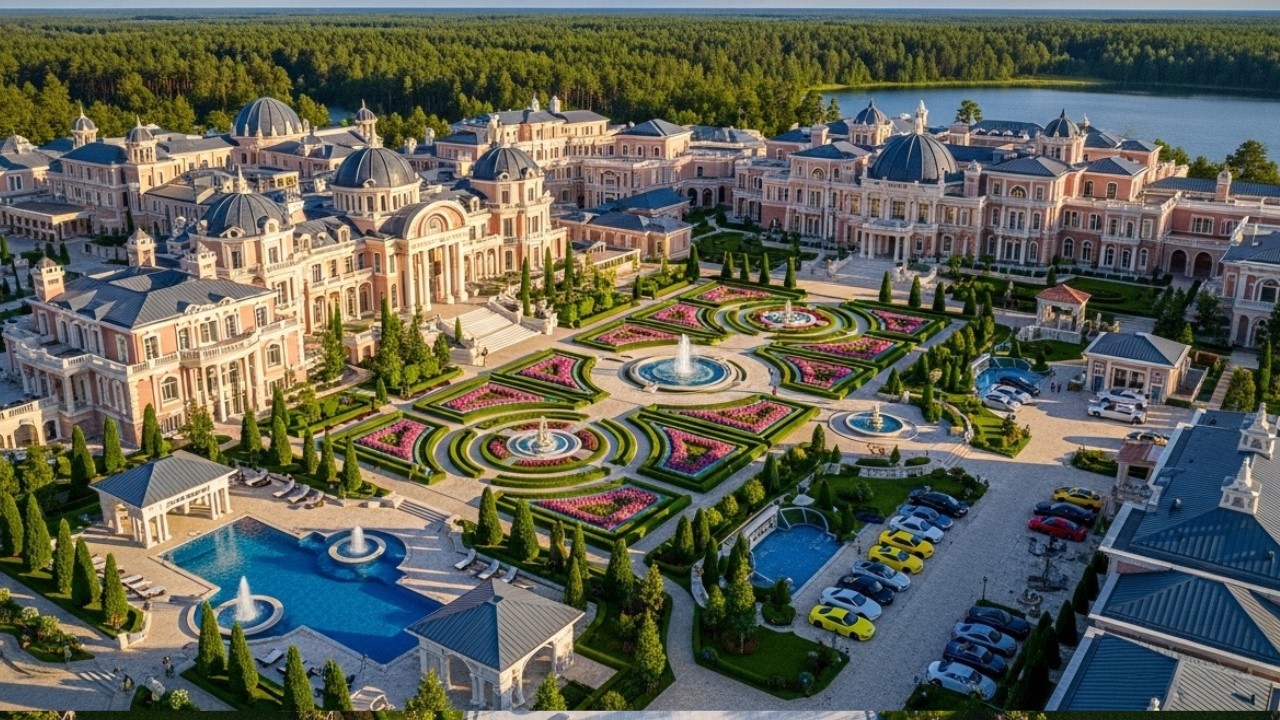 Million-Dollar Luxury! Inside the World’s Largest Pink, Brown & Blue Royal Palace