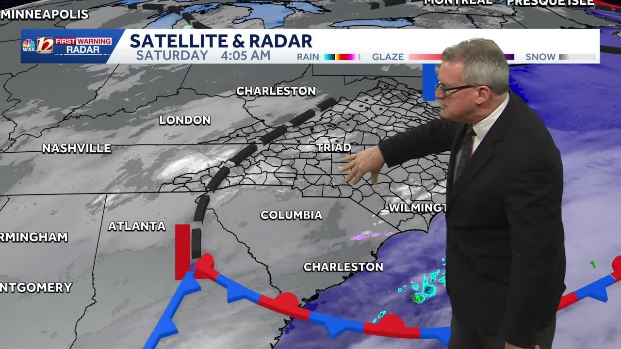 Flakes are falling in the Piedmont, Second winter storm in a week