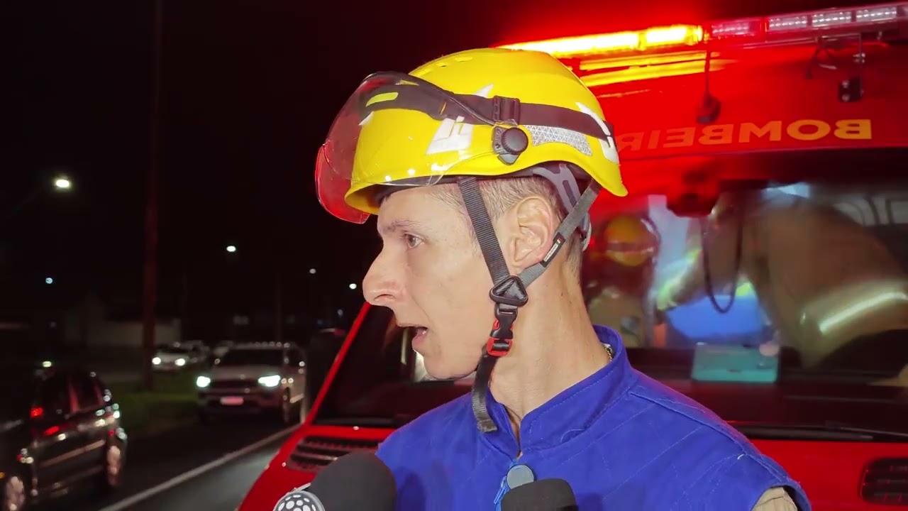 Acidente entre motos na PR-445 em Cambé