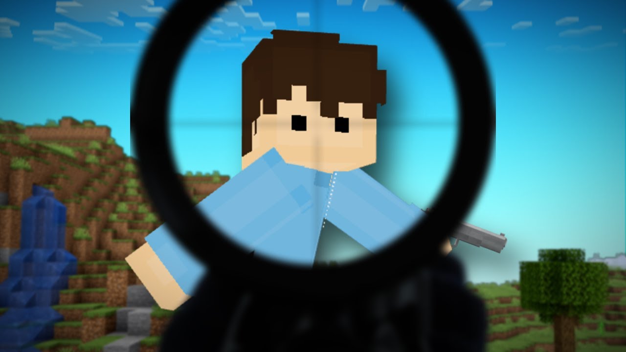 Minecraft Manhunt, но мы добавили оружие