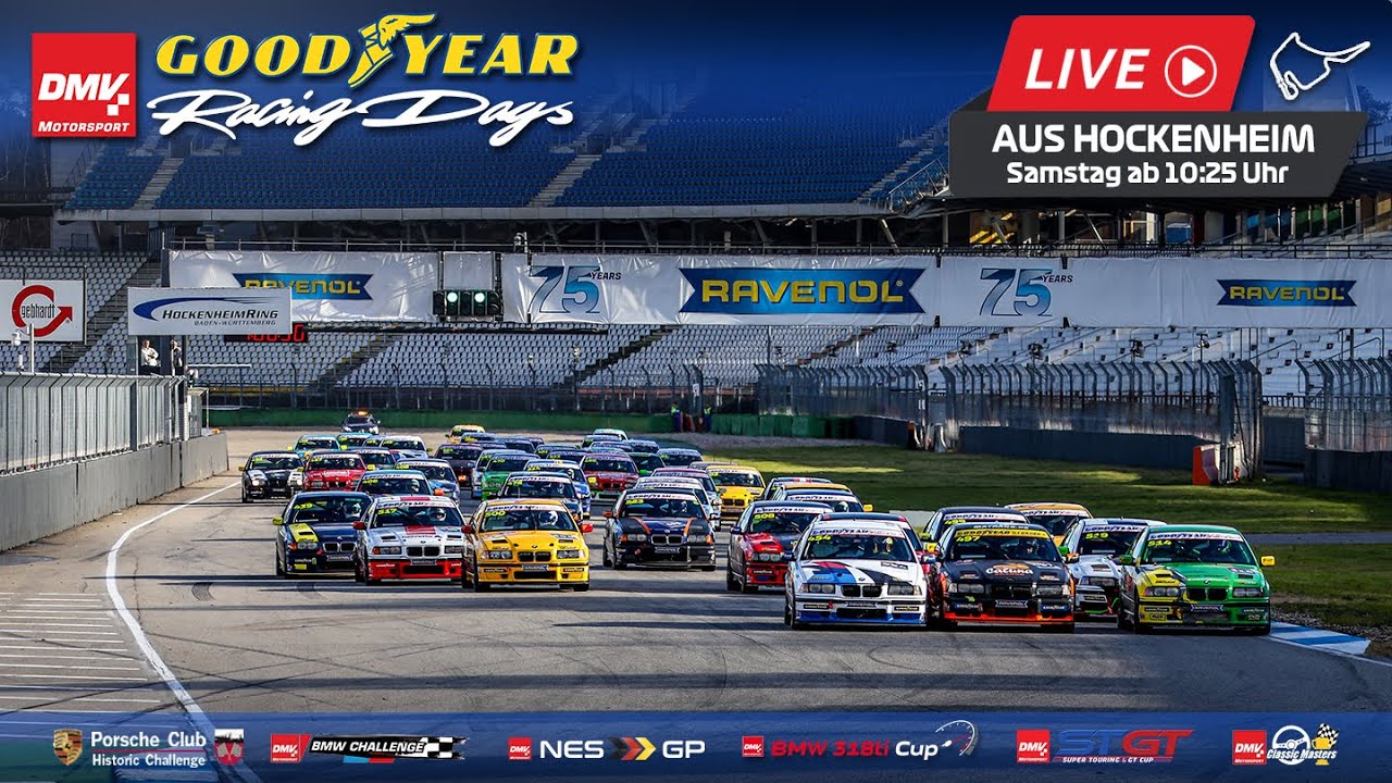 🔴 1. Lauf DMV Goodyear Racing Days 2025 - Hockenheim - 29.03.2025 - Live