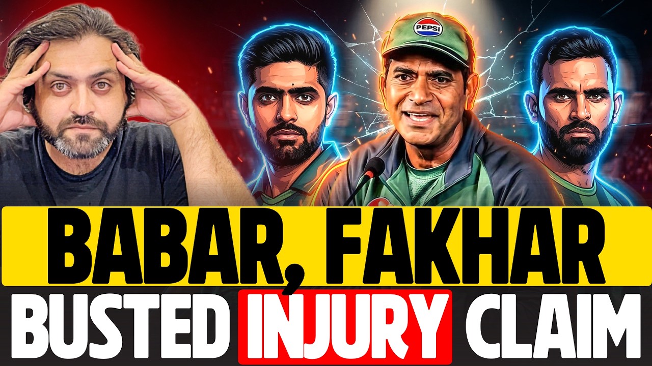 Babar Azam, Fakhar Zaman BUSTED Aaqib Javed Injury Claims