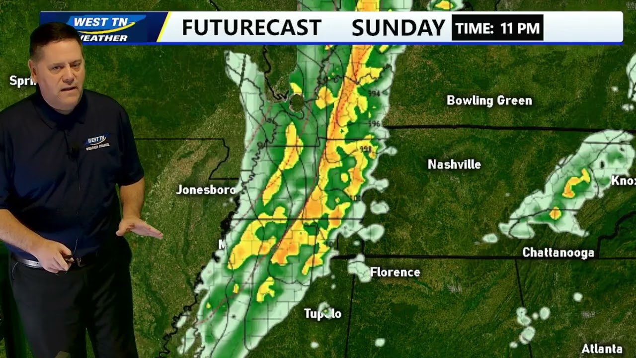Thursday Late Night 10 PM Forecast Update March12th@WestTNWeather