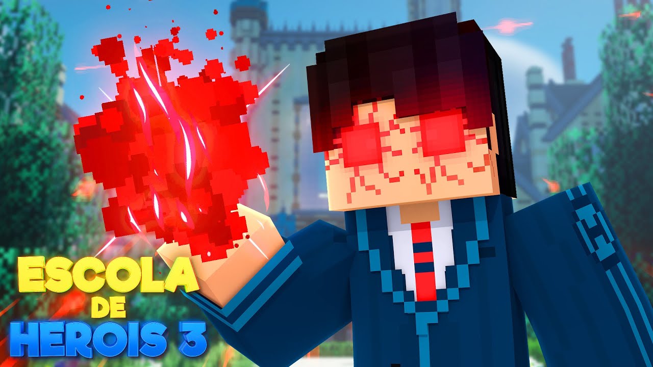 Minecraft: CONTROLEI MEU NOVO PODER - ESCOLA DE HEROIS 3 Ep.28 ‹‹ P3DRU ››