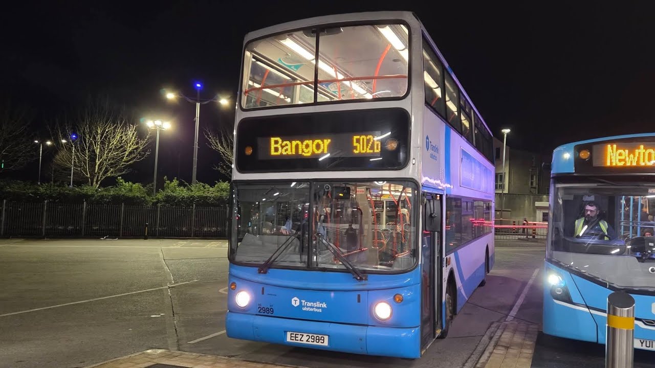 Ride on Ulsterbus ALX 400 2989 on route 502b.