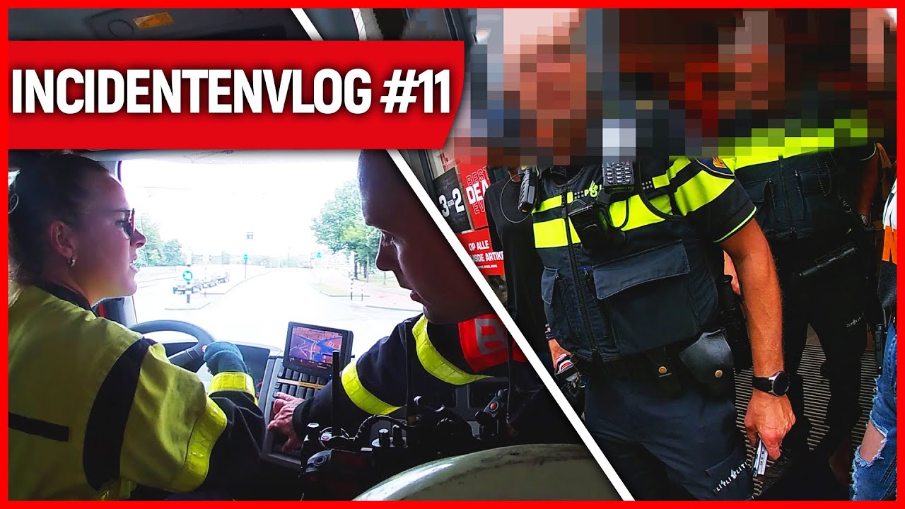 Industrie brand, pin in been & schuurbrand | Brandweervloggers Rick & Richard | Incidentenvlog 11