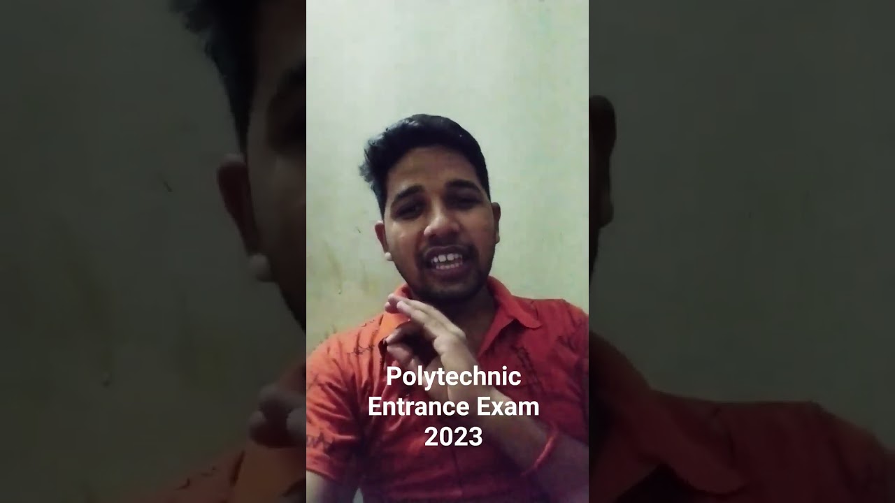Polytechnic Entrance Exam 2023 Study Plan for Government College