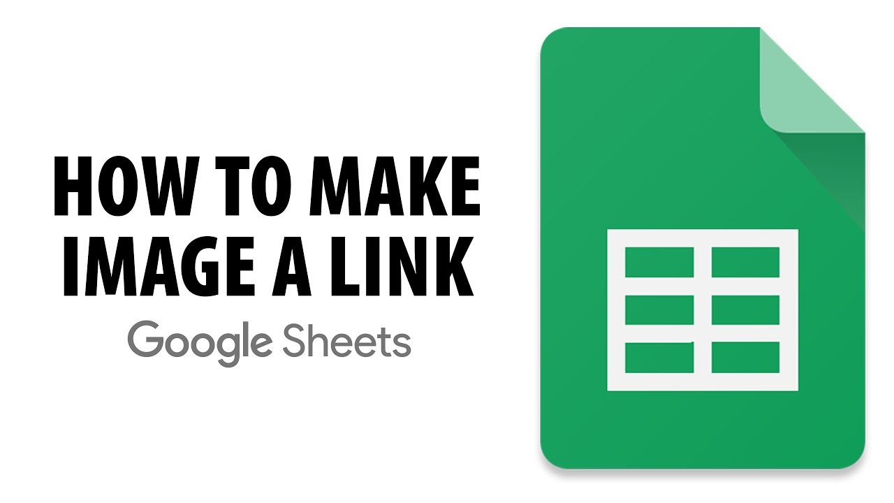 How To Make An Image A Link In Google Sheets