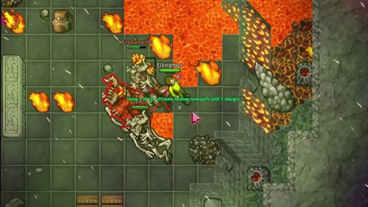 |Medivia Online| Demonic Tower| Nice low level demon hunt |