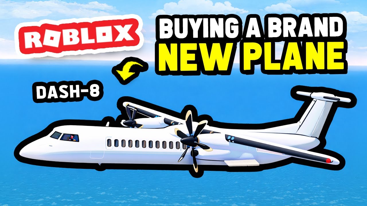 Покупка нового самолета для моей авиакомпании в Roblox Flight World.