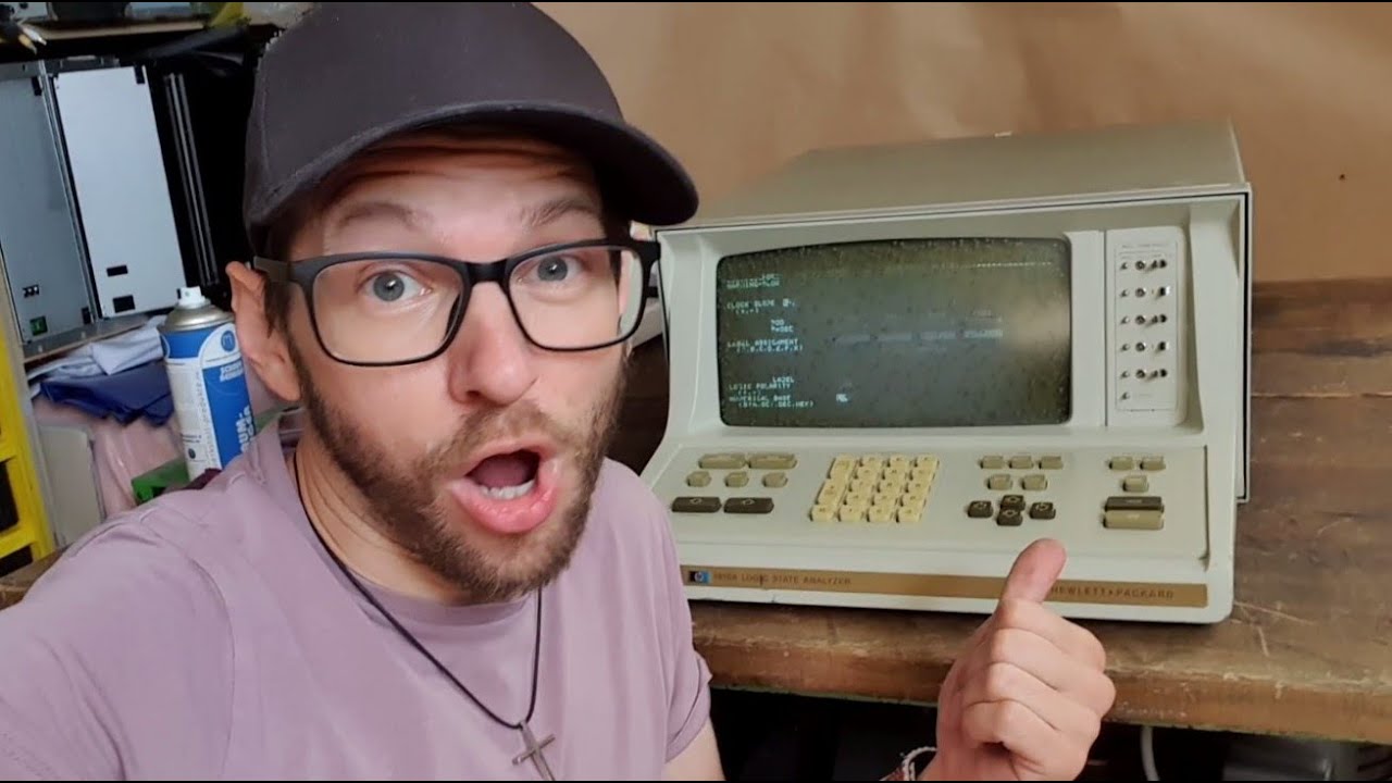 BEB 150: Vintage Logic Analyzer HP 1610A (What's inside?) Teardown Exploration