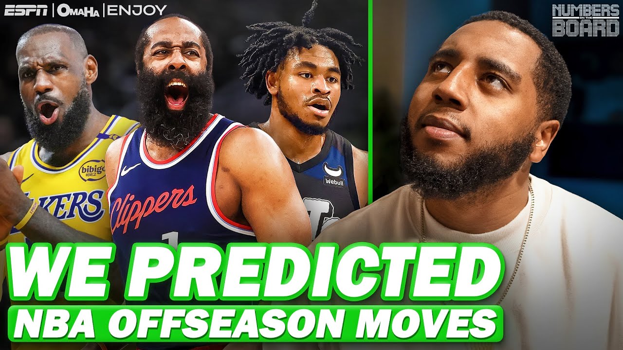 We Predicted NBA Offseason Moves | Numbers On The Board