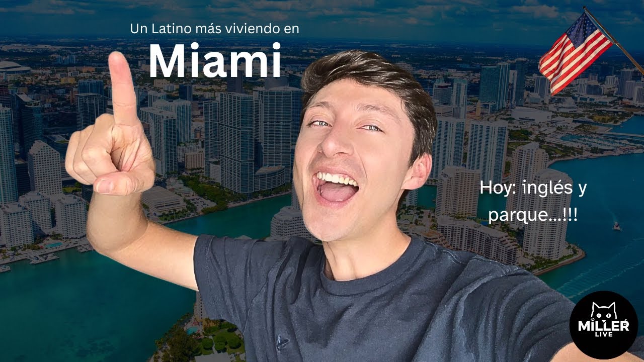 Un latino Viviendo en MIAMI HOY Clase de ingles y salida al parque Mini VLOG
