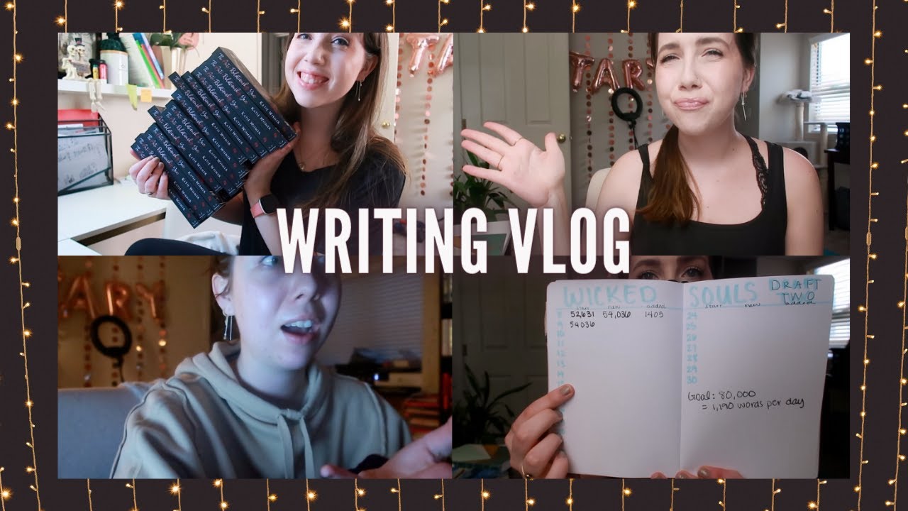 a mini crisis & getting back in a writing groove // weekly author vlog