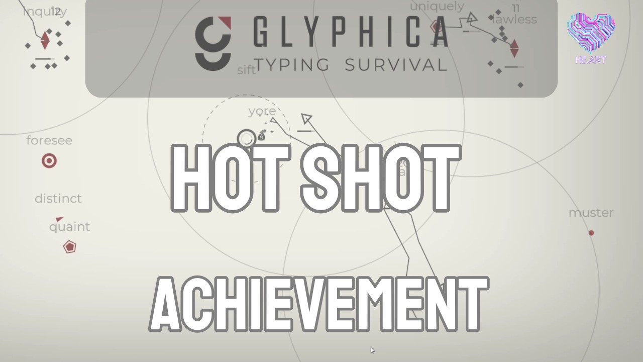 Glyphica: Typing Survival - Hot Shot (Achievement)
