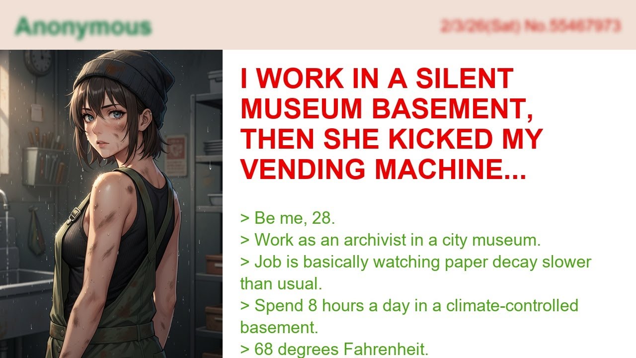 I Work in a Silent Museum Basement, Then SHE Kicked My Vending Machine...