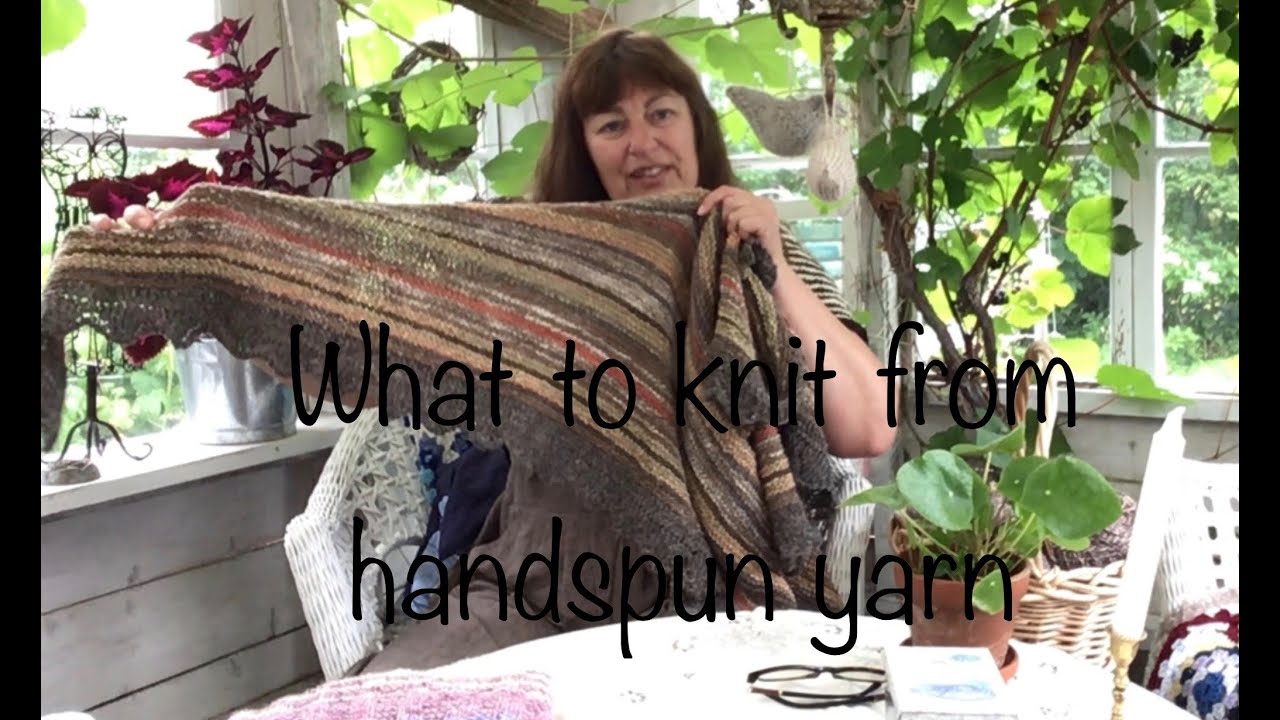 Greenhouse vlog/ What to knit from your handspun yarn