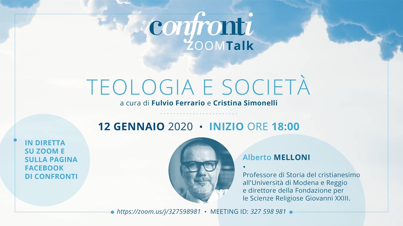 ZoomTalk - Teologia e Societ&agrave; - Alberto Melloni
