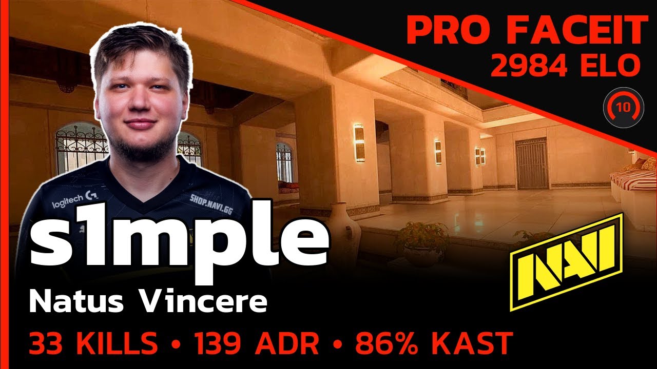CS2 POV | s1mple NAVI 33 KILLS ON FACEIT🔥 (MIRAGE) FACEIT LVL 10 | Sep 16, 2024
