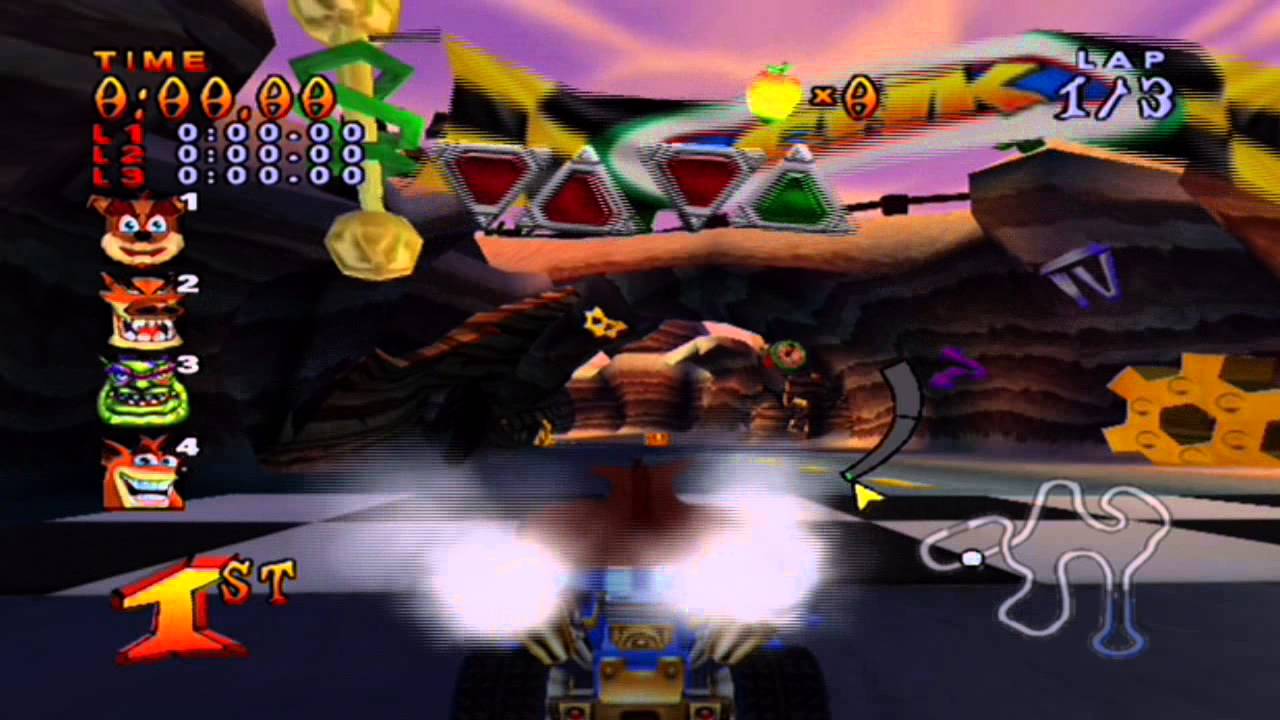 Crash Nitro Kart: [13/31] Team Bandicoot - (Green Gem Cup)
