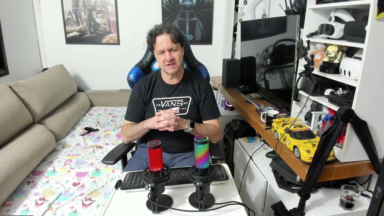 Hyperx QUADCAST 2 S VS QUADCAST 2 DEMONSTRAÇÃO E COMPARAÇÃO