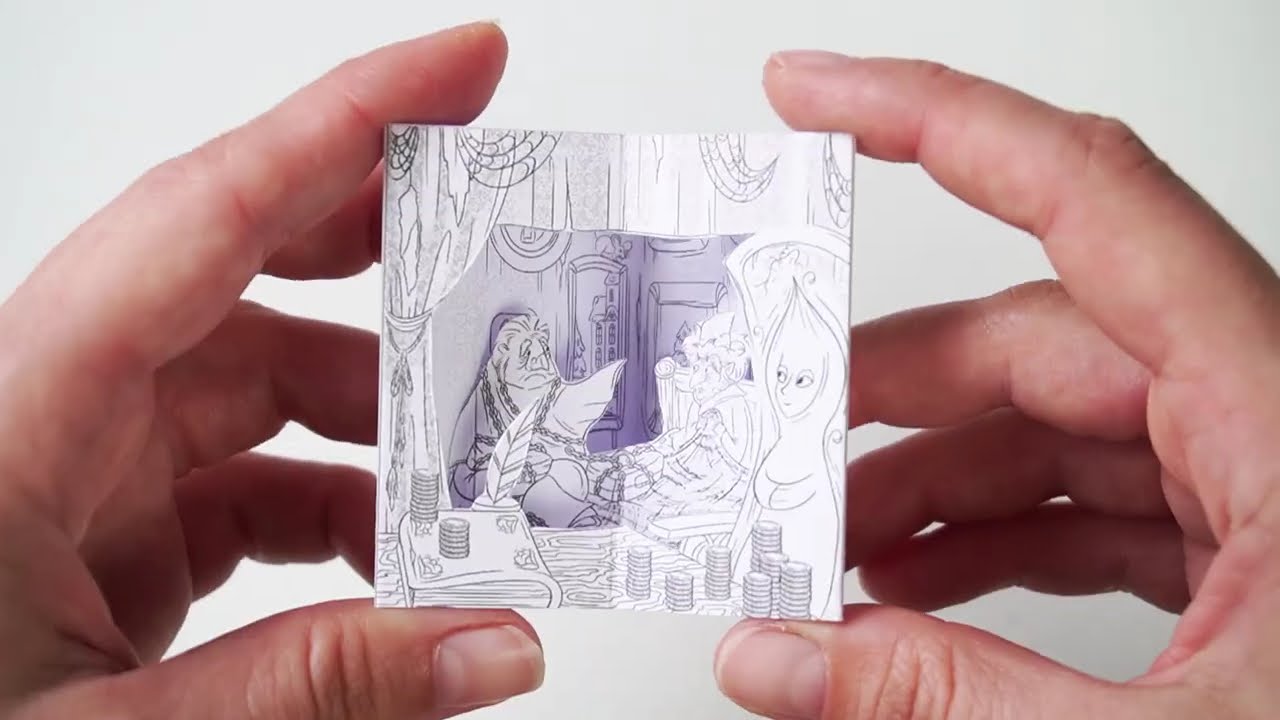Make a Christmas Carol Miniature Carousel Book – Easy DIY Guide!