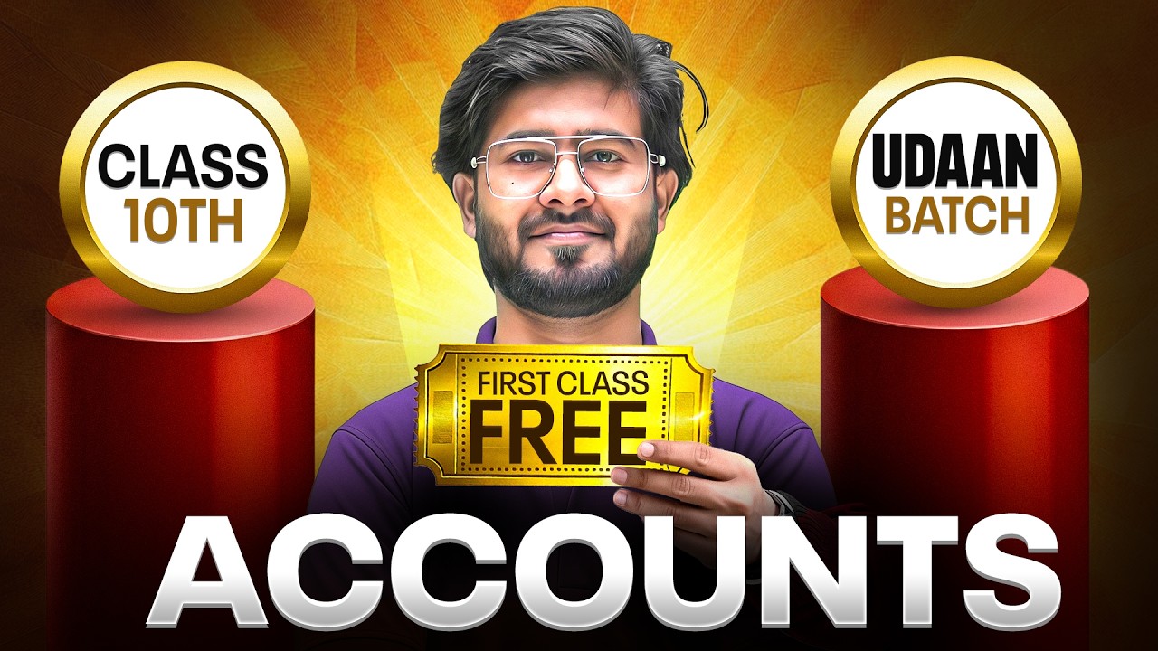 Nios Class 10th Accounts Most Important Questions with Answer | Udaan Crash Course Day 1