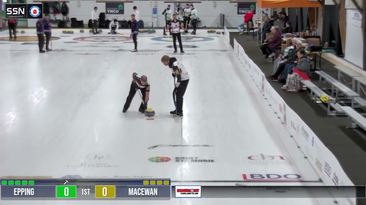 FEATURE  John Epping vs  Sandy MacEwan   Draw 2   Henderson Metal Fall Classic A
