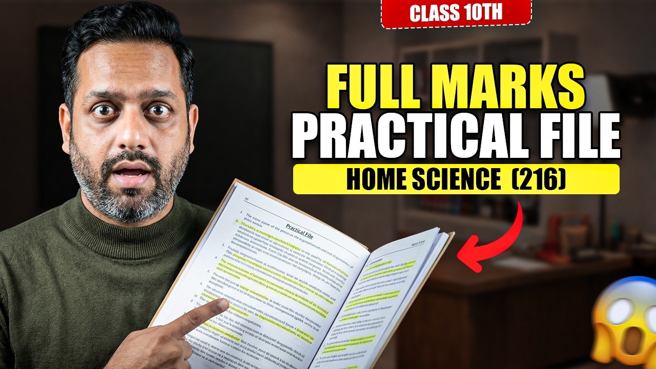 NIOS Class 10 Home Science Practical File March 2026 | NIOS Home Science 216 Practical File Class 10