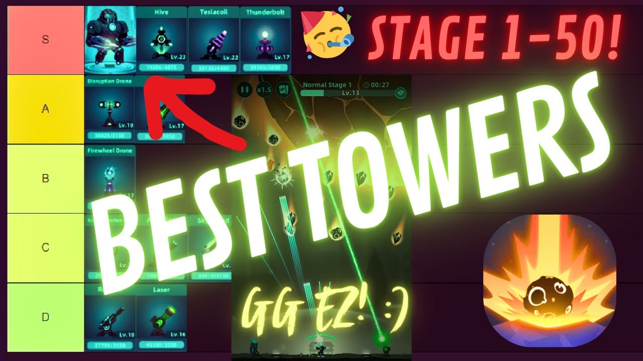 Galaxy Defense Fortress Guard | Best Towers Tier List (Stages 1–50 Guide)