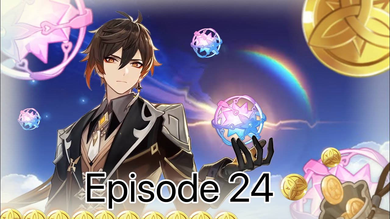 Pulling and Building Zhongli (some questing on the side) {Genshin Challenge Account}