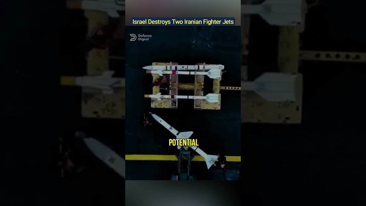 Israel Destroys Two Iranian Fighter Jets on Tarmac