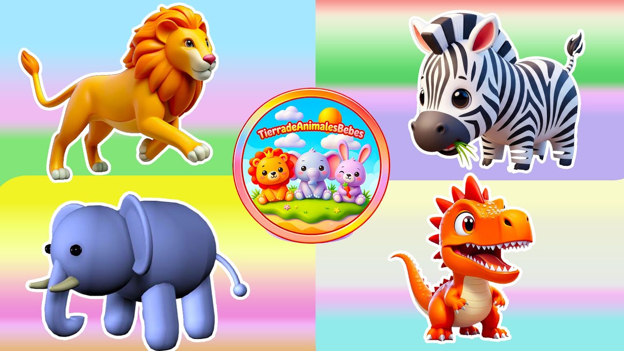 “Aprende Animales del Safari A–Z en  🐘🦒🐊 Canción Infantil