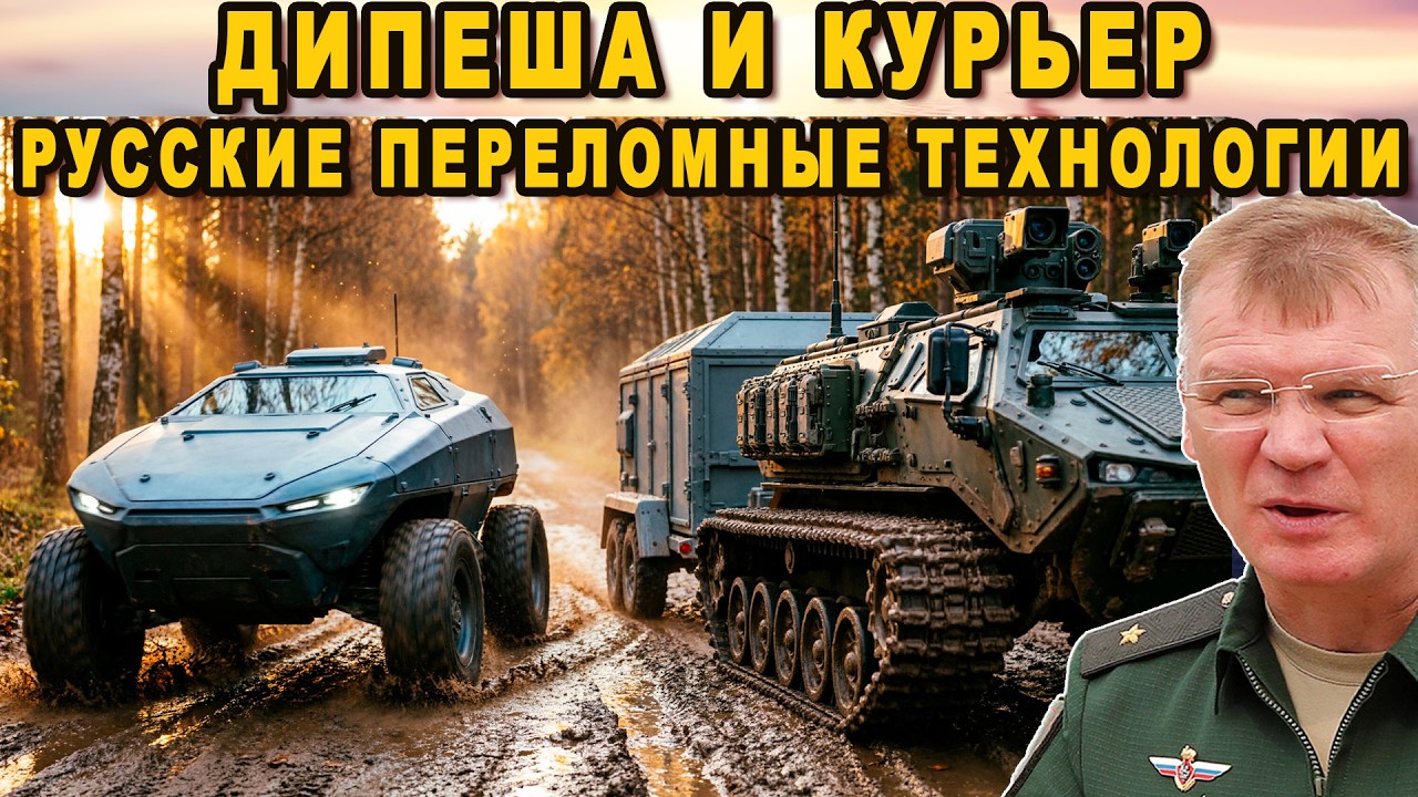ЗАПАД АХНУЛ РОБОТЫ - ВМЕСТО ЛЮДЕЙ ДИПЕША И КУРЬЕР ПЕРЕЛОМНЫЕ РУССКИЕ РАЗРАБОТКИ