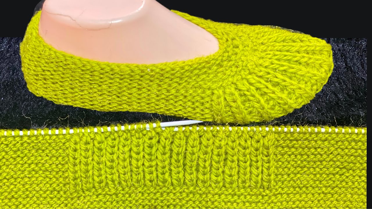 आसान तरीक़े से बनाए लेडीज़ गरम मोज़े /Ladies Woollen Socks 🧦 