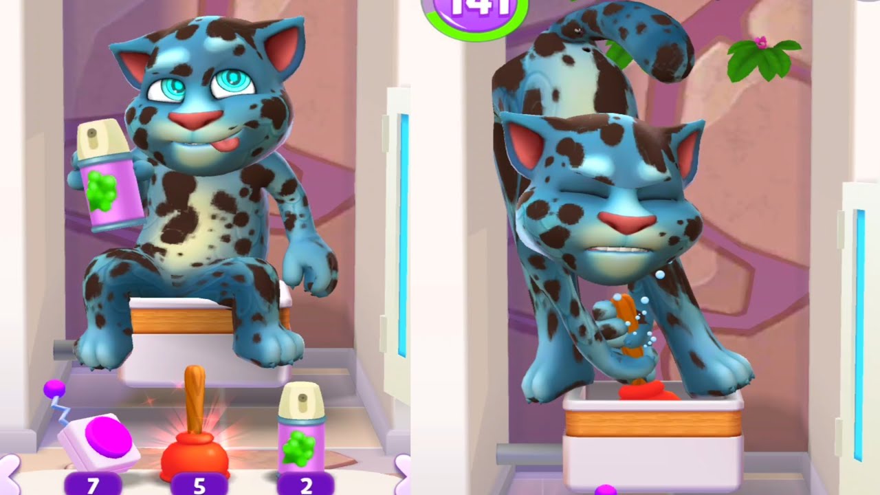 My Talking Tom 2 ios and android gameplay new update 