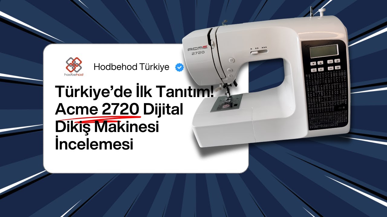 Acme 2720 Dikiş Makinesi - Hodbehod Türkiye