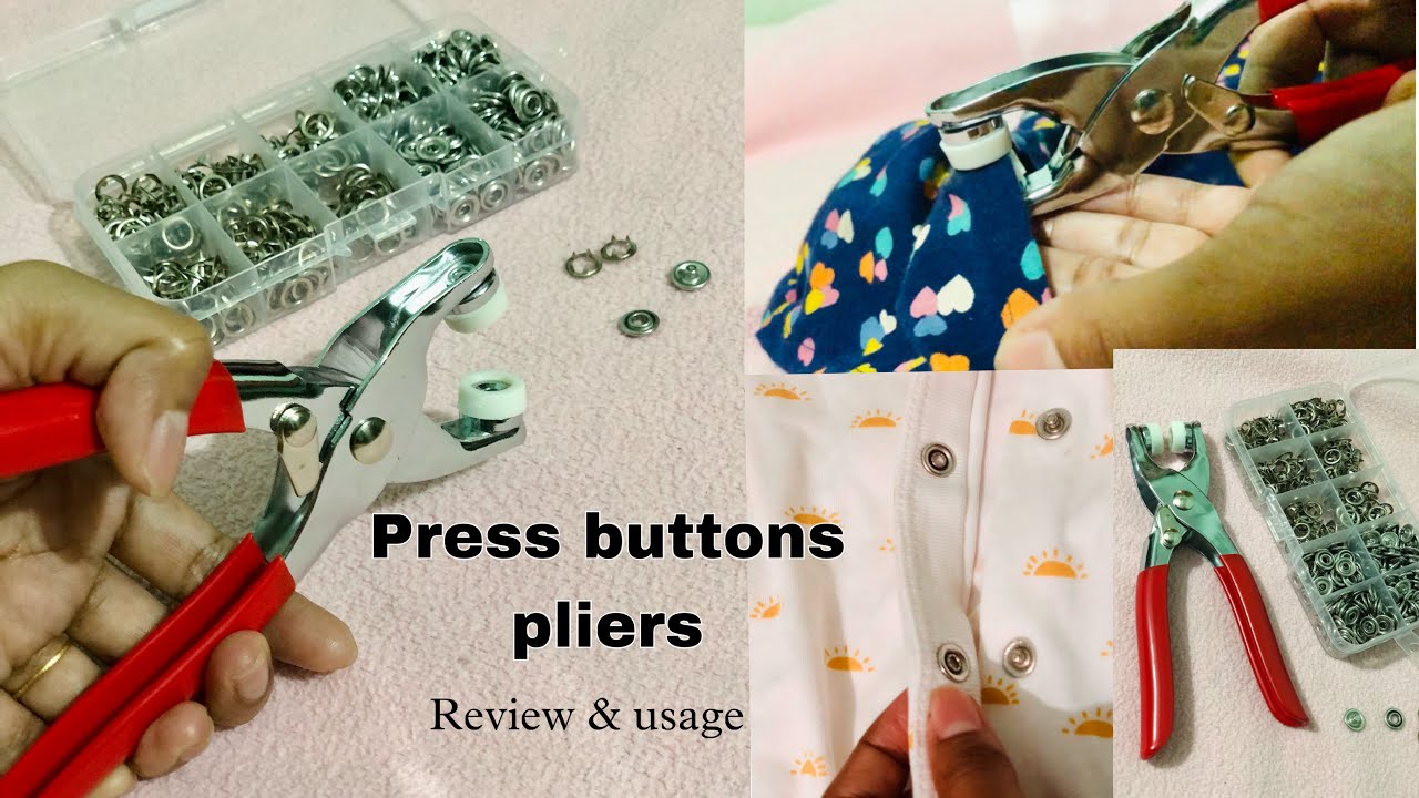 ഇനി Press button ഈസിയായി വയ്ക്കാം👍How to use press button pliers malayalam|Press buttons mechine