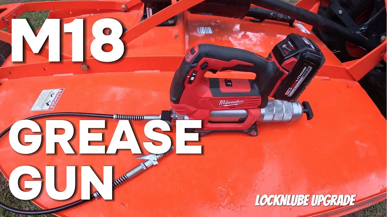 Модернизация смазочного шприца Milwaukee M18