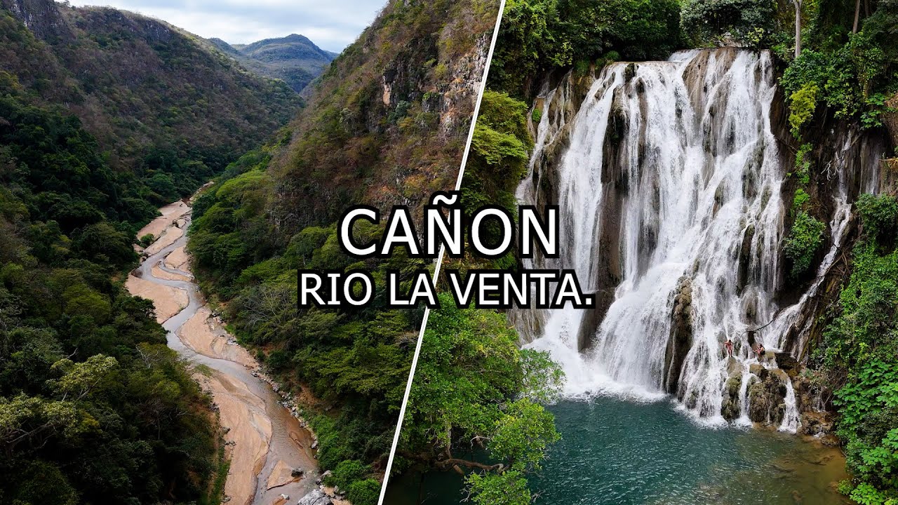Ruta del Cañón del río la venta y sus cascada del aguacero a la conchuda || Chiapas
