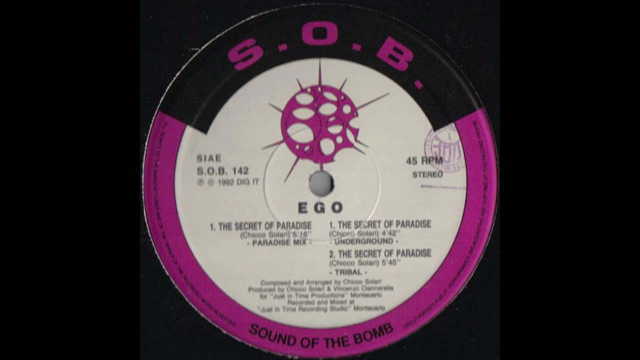 EGO - The Secret Of Paradise (Underground Mix) [S.O.B. 142]